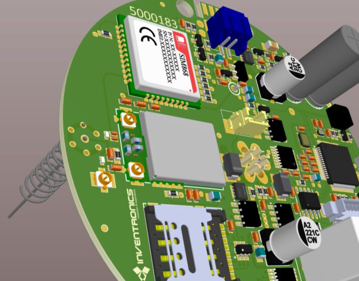 PCB design for an IoT device with a radio module