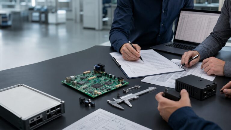 Elements of an electronics project quote request